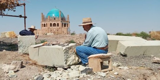 آغاز عملیات حفاظت، استحکام بخشی، خواناسازی و مرمت دروازه جنوبی ارگ سلطانیه آغاز شد